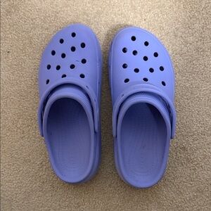 Platform Purple crocs
